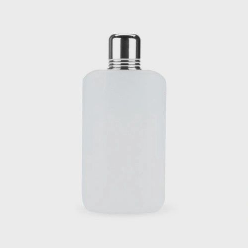 TRUE Plastic Travel Flask With Chromed Lid 10OZ