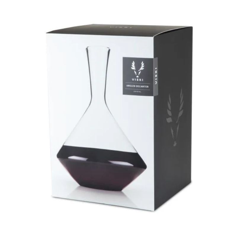 TRUE Angled Crystal Decanter