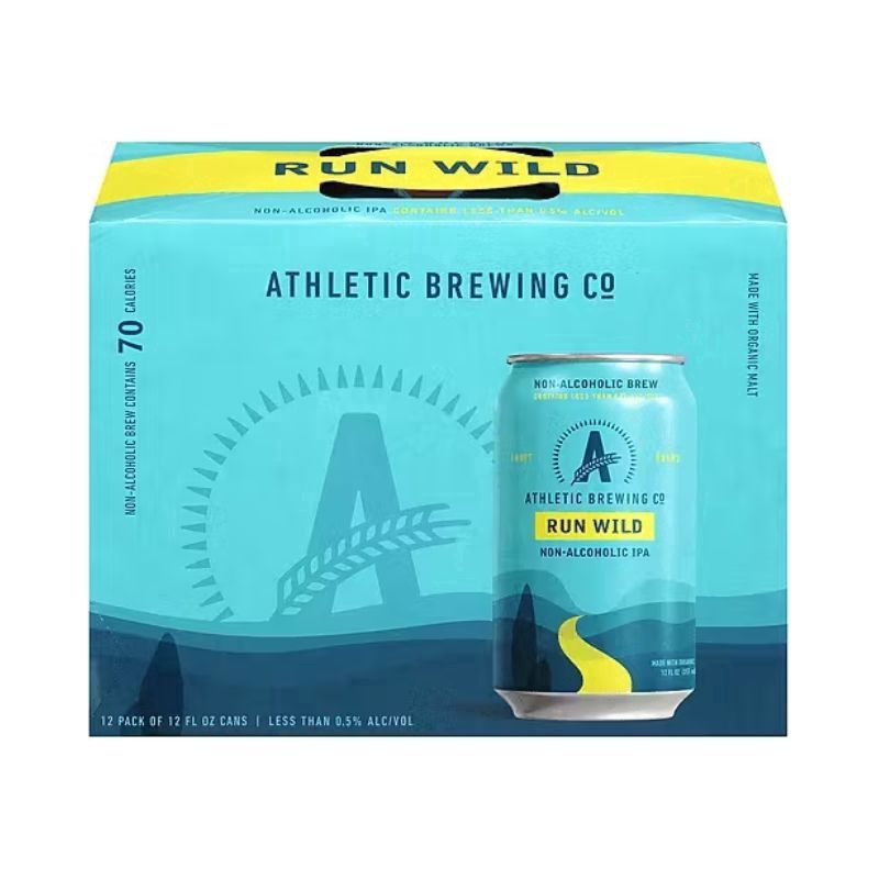 ATHLETIC Brewing Run Wild N/A 12 Pack 12 oz Cans