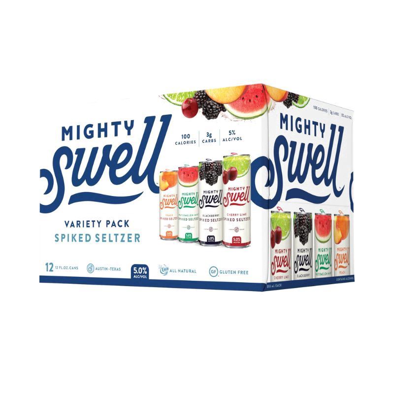 MIGHTY SWELL Seltzer Variety 12 Pack 12 oz Can