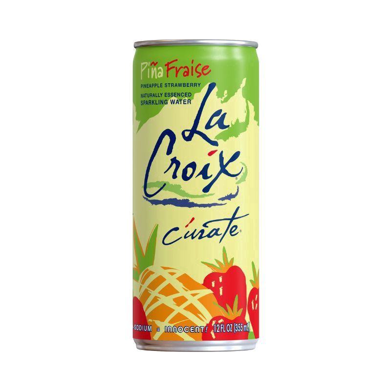 LACROIX Curate Pinapple Strawberry Sparkling