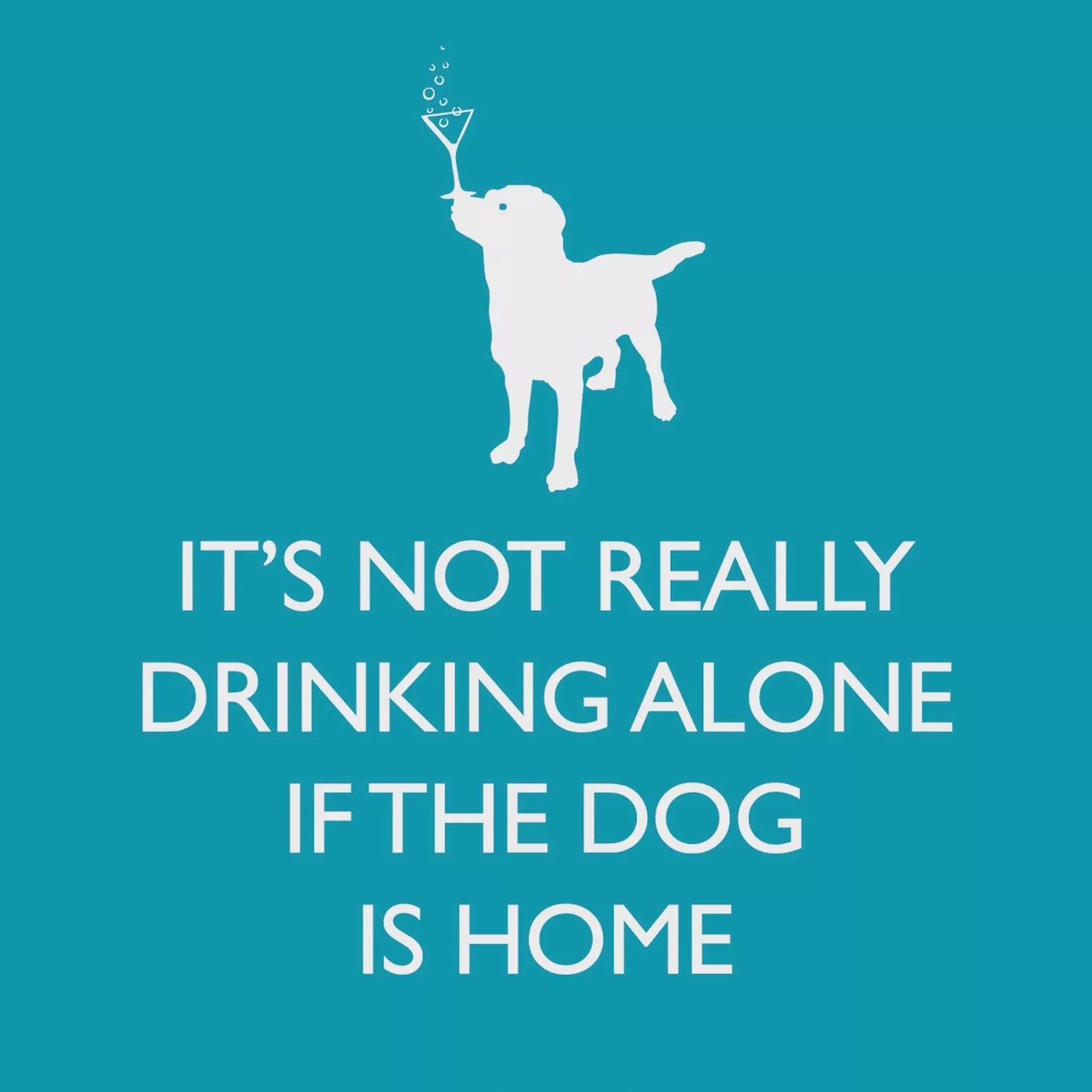 NAPKIN IF The Dog Is Home Dd