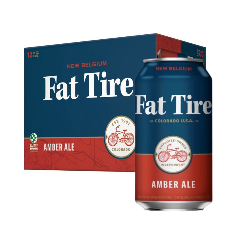 NEW BELGIUM FAT TIRE 12 Pack 12 oz Can