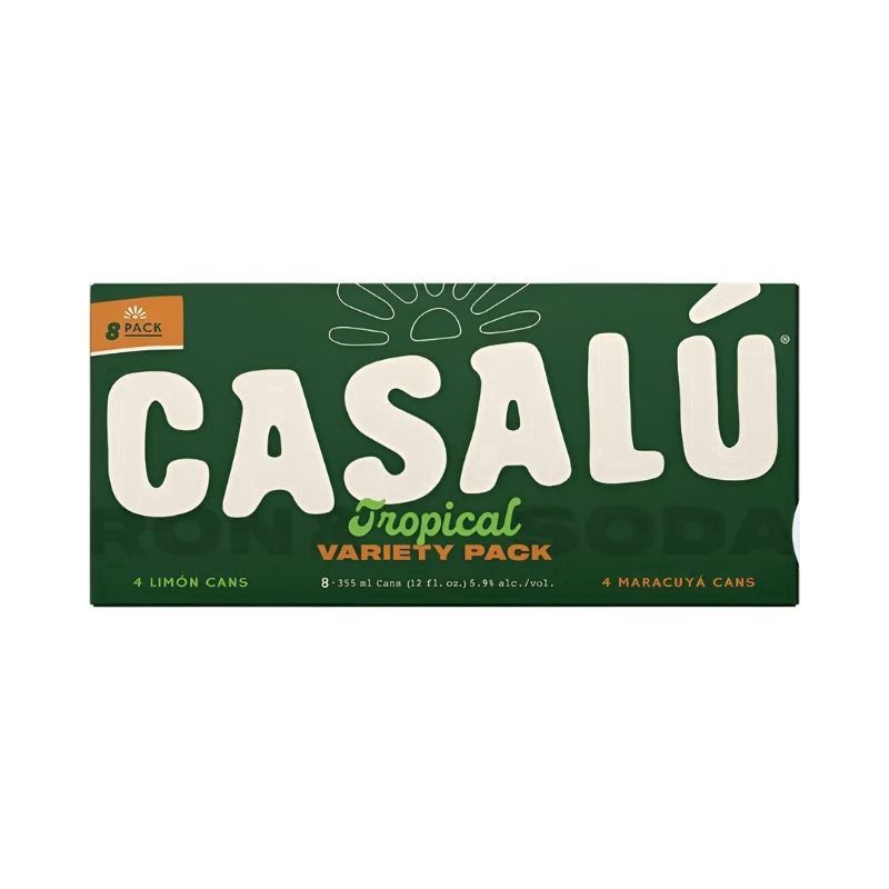 CASALU Limon Rum Seltzer Variety 8 Pack 12 oz