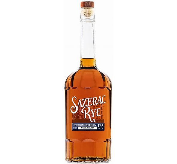 SAZERAC Straight 125 Proof Rye Whiskey 750ml