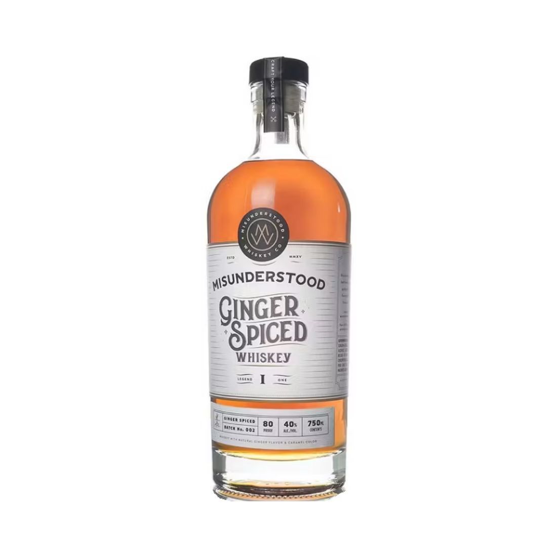 MISUNDERSTOOD Ginger Spiced Whiskey 750 ml