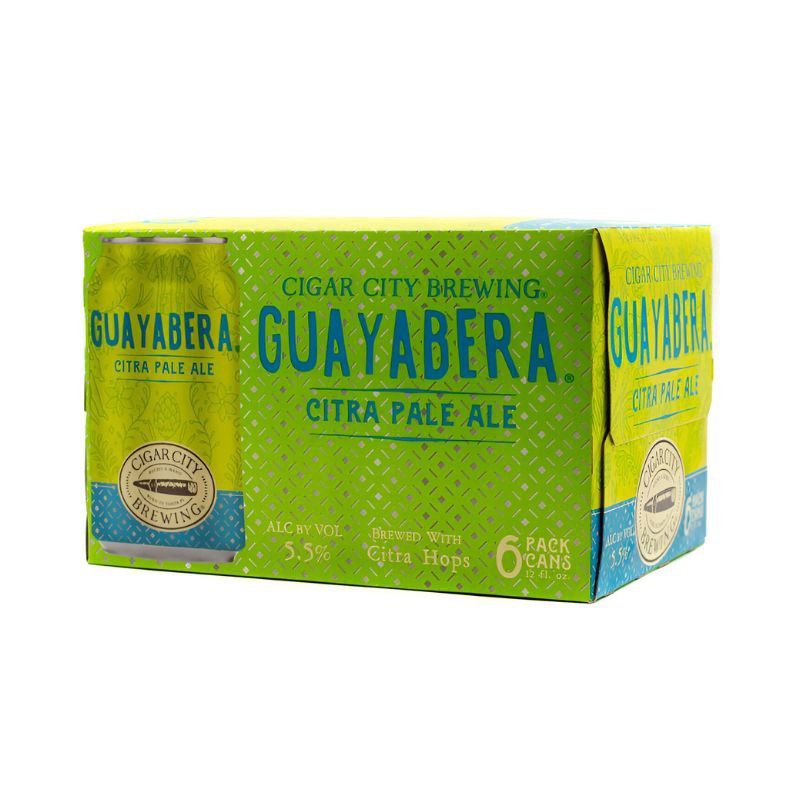 CIGAR CITY Guayabera 6 Pack 12 oz Can