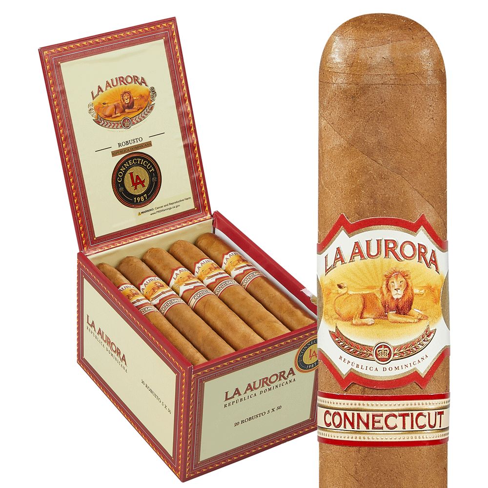 LA AURORA 1987 Connecticut Robusto 5x50