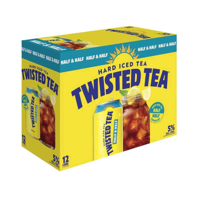 TWISTED Tea Half &amp; Half 12 Pack 12 oz Cans