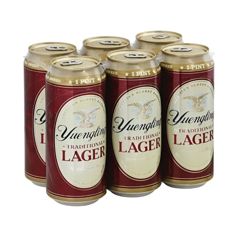 YUENGLING Lager 6 Pack 16 oz Can