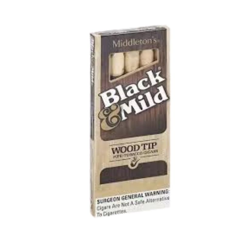 BLACK &amp; MILD Wood Tip 5Pk