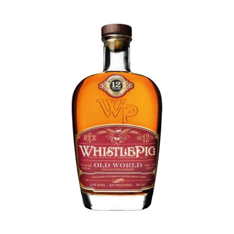 WHISTLEPIG Straight Rye Whiskey 12 Year Old World Barrel Selection 750 ml