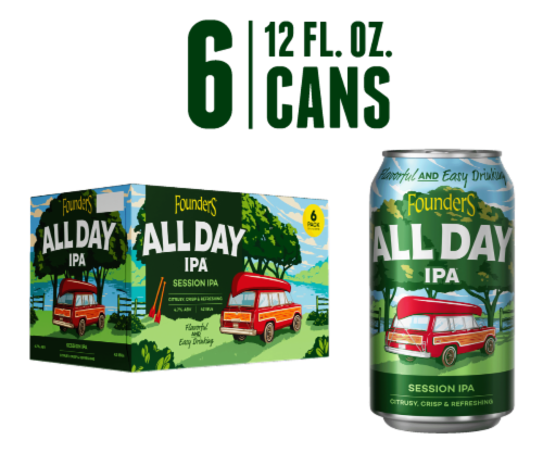 FOUNDERS All Day Ipa can 12oz 6pk