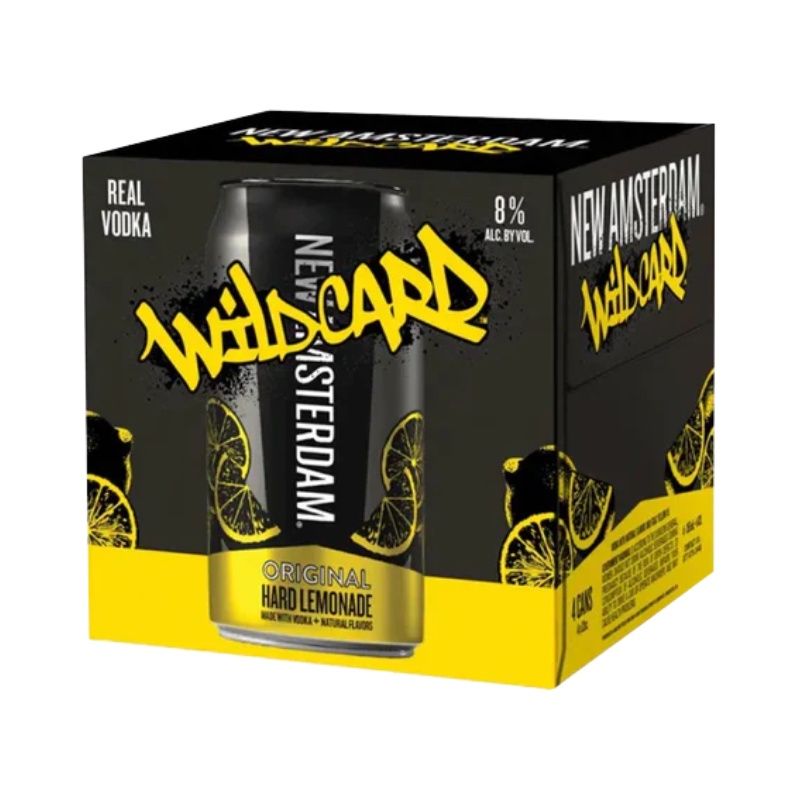 NEW AMSTERDAM Wildcard Hard Lemonade 4 Pack Cans