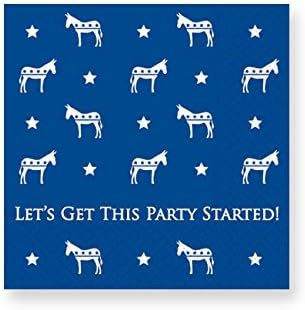 DESIGN Design Let's Get This Party Started! Democratic - 20 Napkins