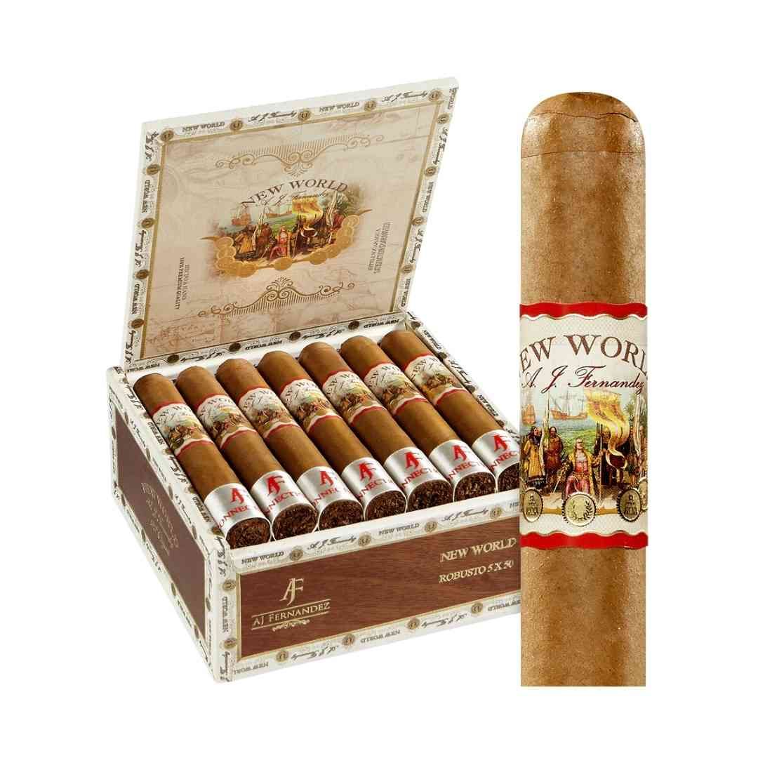 A.J NEW WORLD Conneticut Robusto 5x50