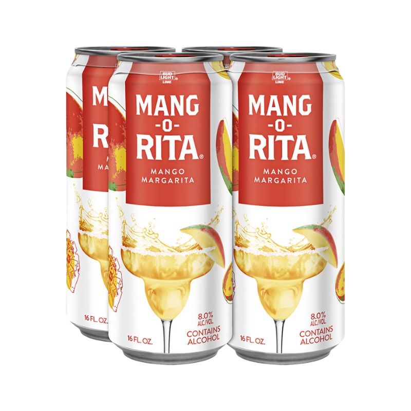 BUD LIGHT Mang O Rita 4 Pack 16 oz Cans