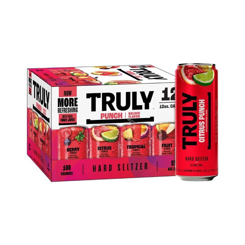 TRULY Variety Punch 12 Pack 12 oz Cans