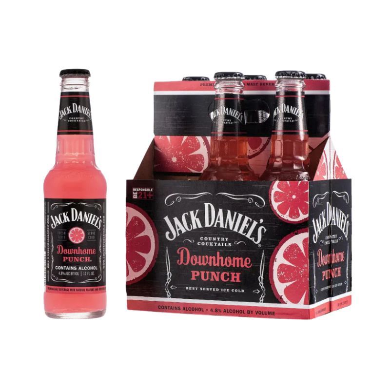 JACK DANIELS Cc Downhome Punch 6 Pack 10 oz Bottles
