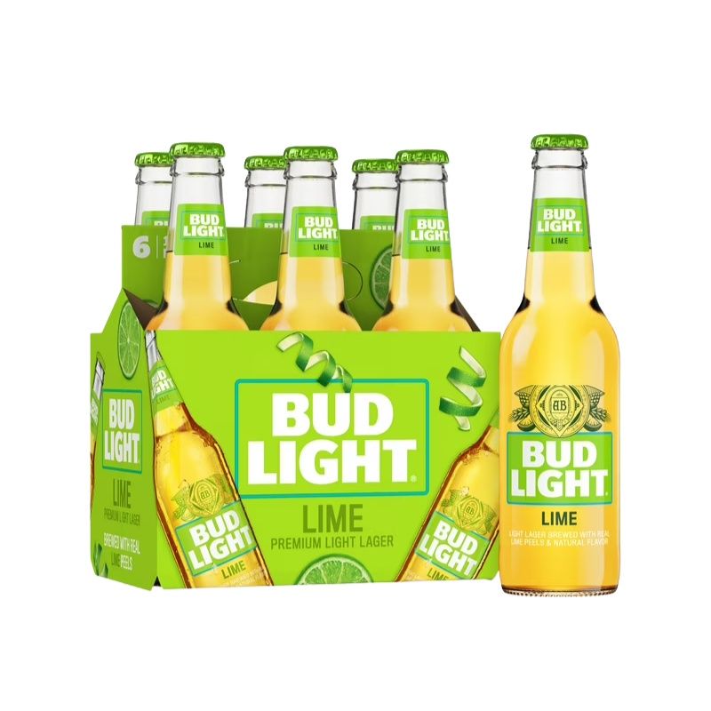 BUD LIGHT Lime 6 Pack 12 oz Bottle