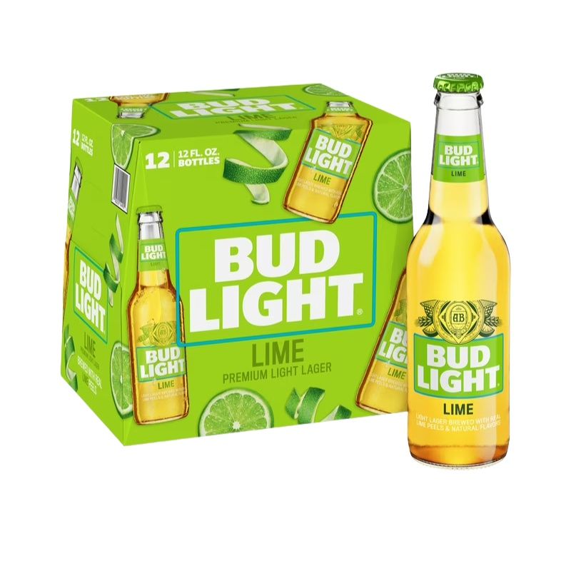BUD LIGHT Lime 12 Pack 12 oz Btls