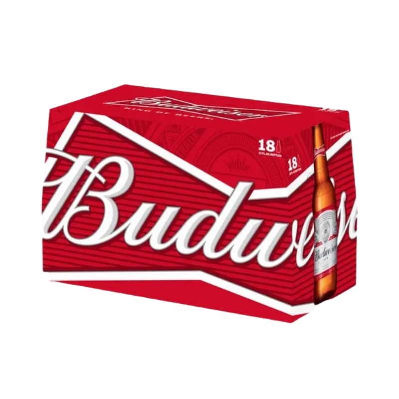 BUDWEISER 18 Pack 12 oz Btls