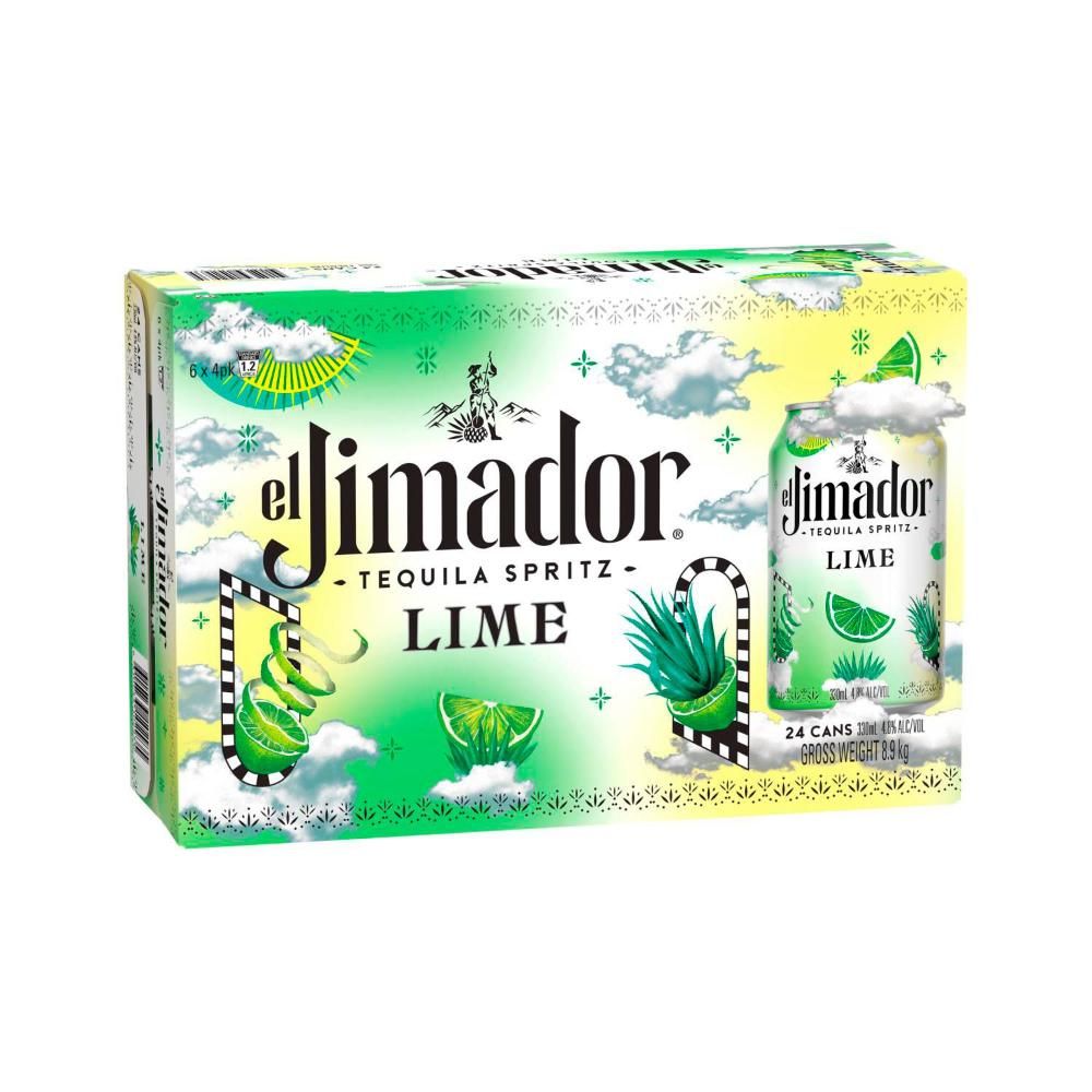 EL JIMADOR Spritz Lime Can 4pk