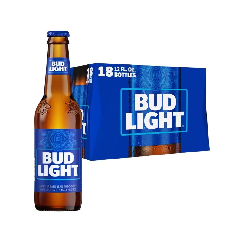 BUD LIGHT 18 Pack 12 oz Btl
