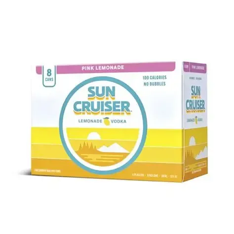 SUN CRUISER Vodka Pink Lemonade 8pk