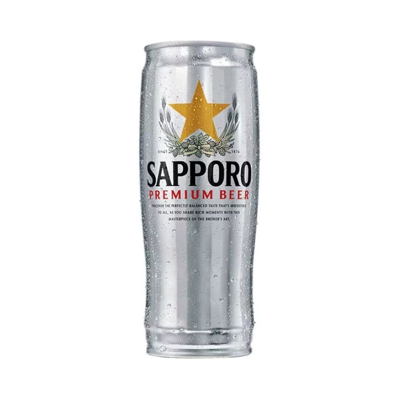 SAPPORO 22Oz Can Silver