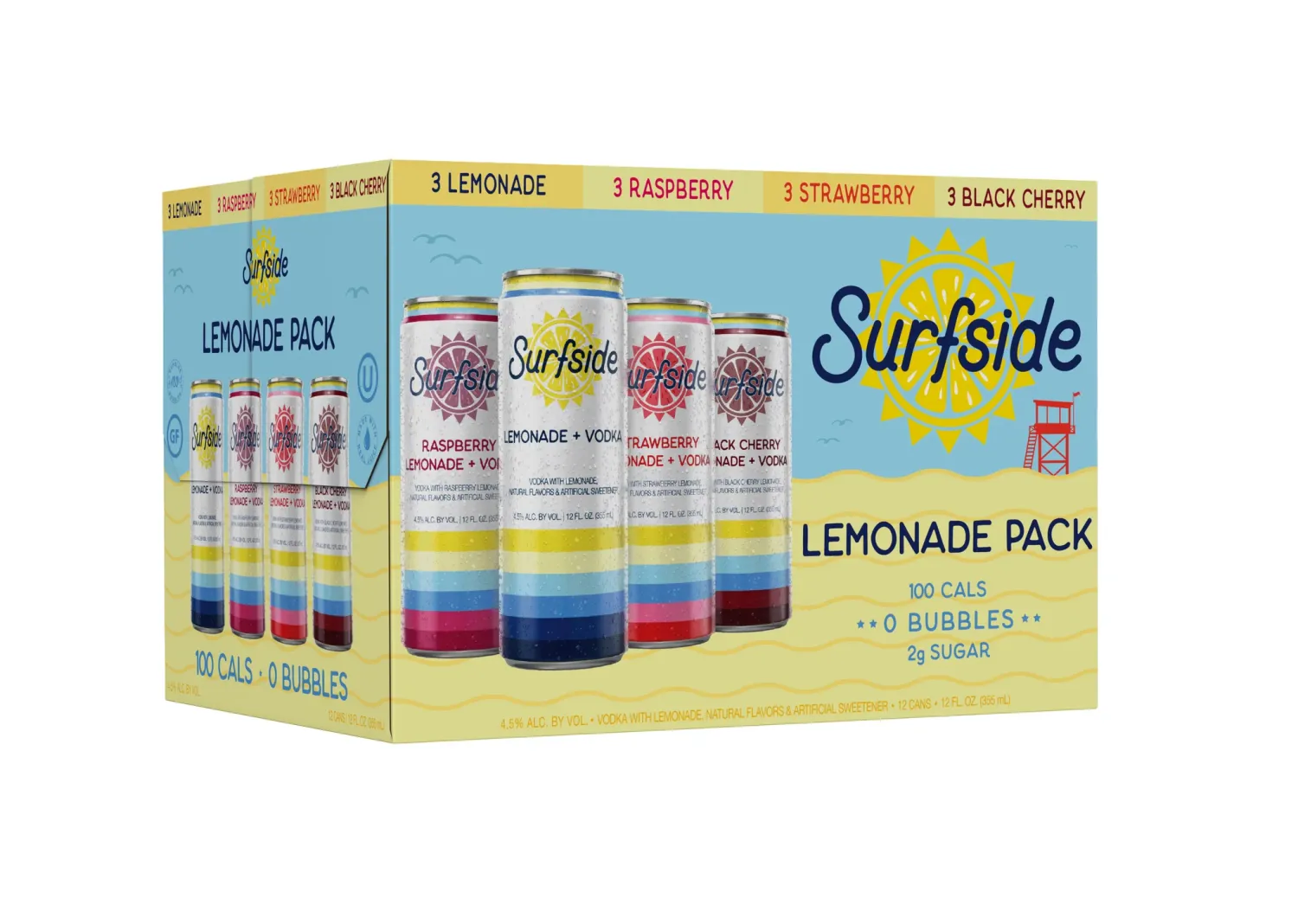 SURFSIDE Lemonade 12pk cans
