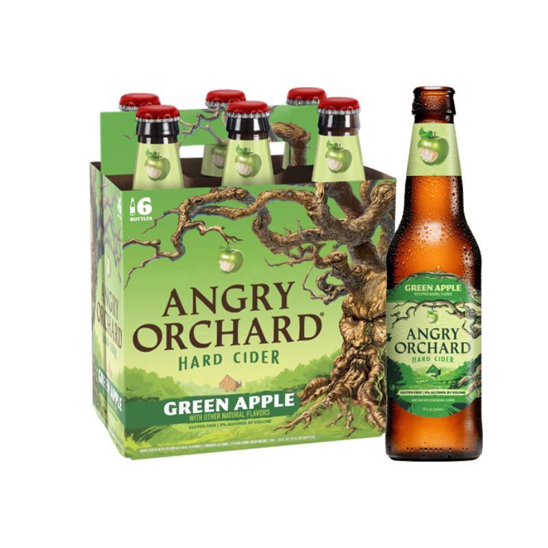 ANGRY ORCHARD Green Apple 6 Pack 12 oz Bottles