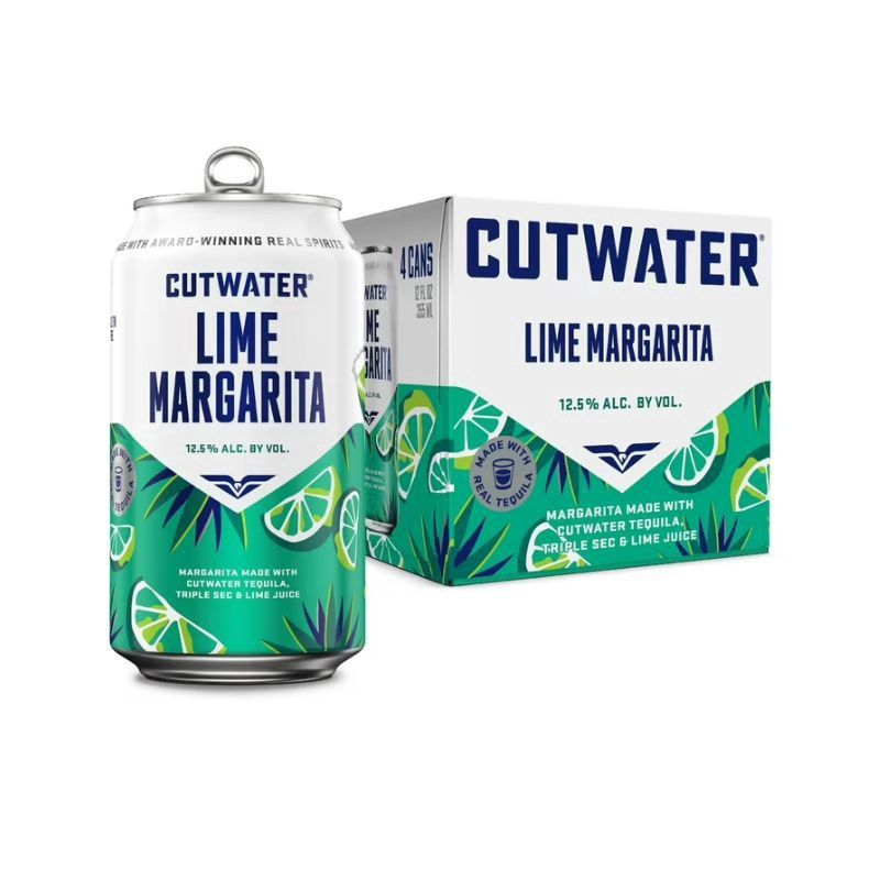 CUTWATER Tequila Margarita 4 Pack 12 oz