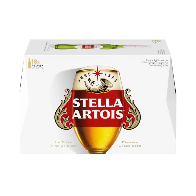 STELLA ARTOIS 18 Pack 11.2Oz Btls