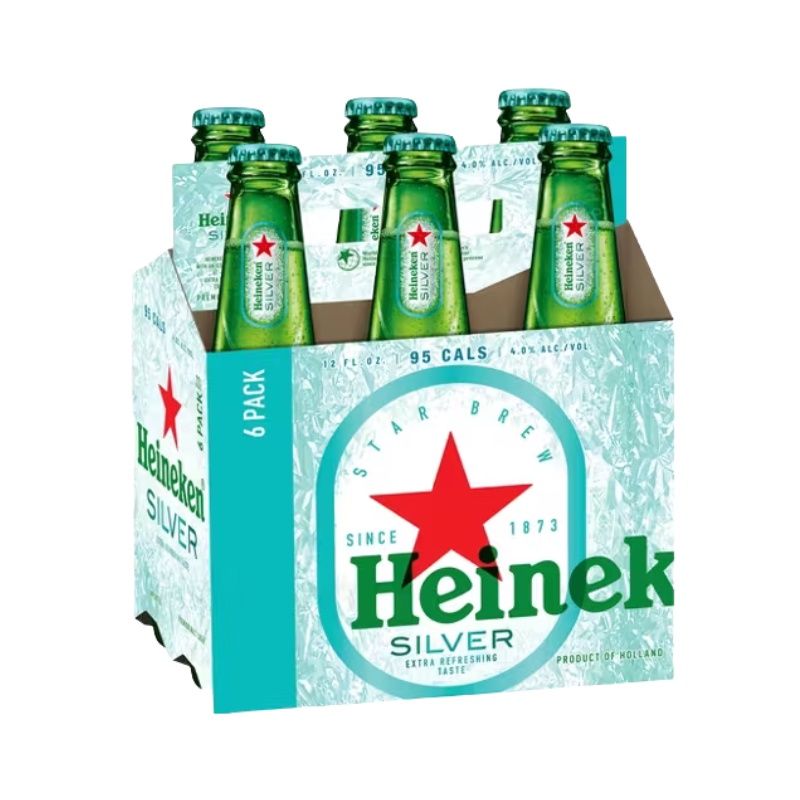 HEINEKEN Silver 6 Pack 12 oz Btl