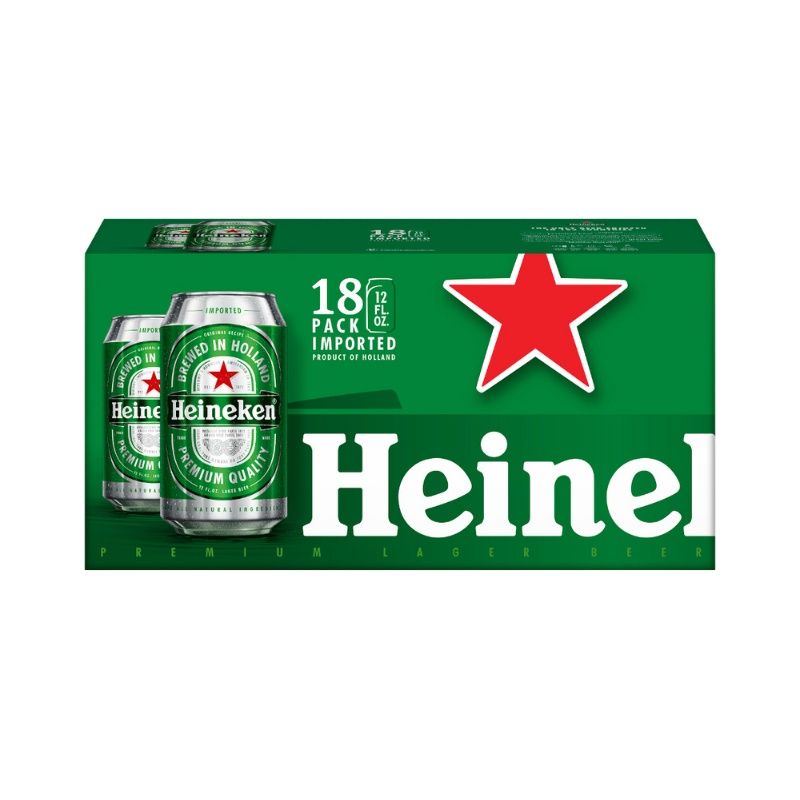 HEINEKEN 18 Pack Cans 12 oz