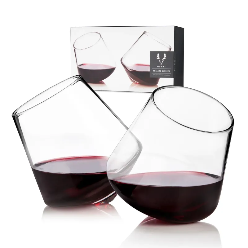 VISKI Rolling Glasses Set of 2