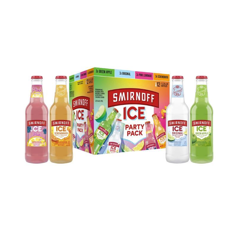 SMIRNOFF Ice Party Pack 12 Pack 11.2Oz Btls