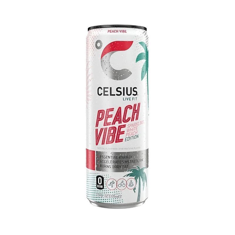 CELSIUS Sparkling Peach 12 oz