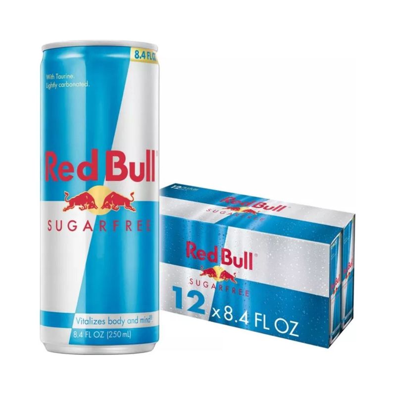 RED BULL 8.4Oz 12 Pack Sugar Free