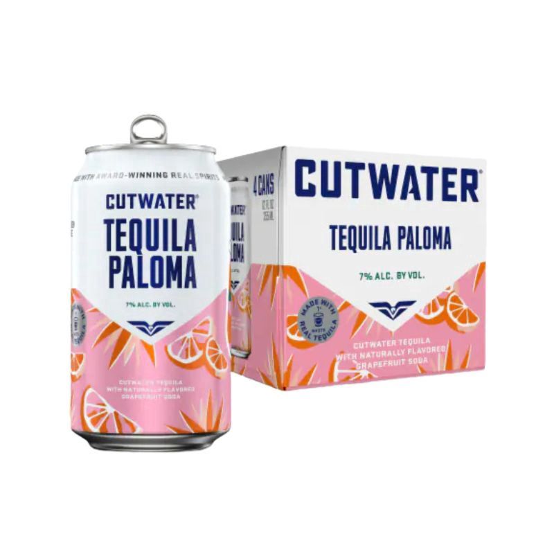 CUTWATER Tequila Paloma 4 Pack Can 12 oz