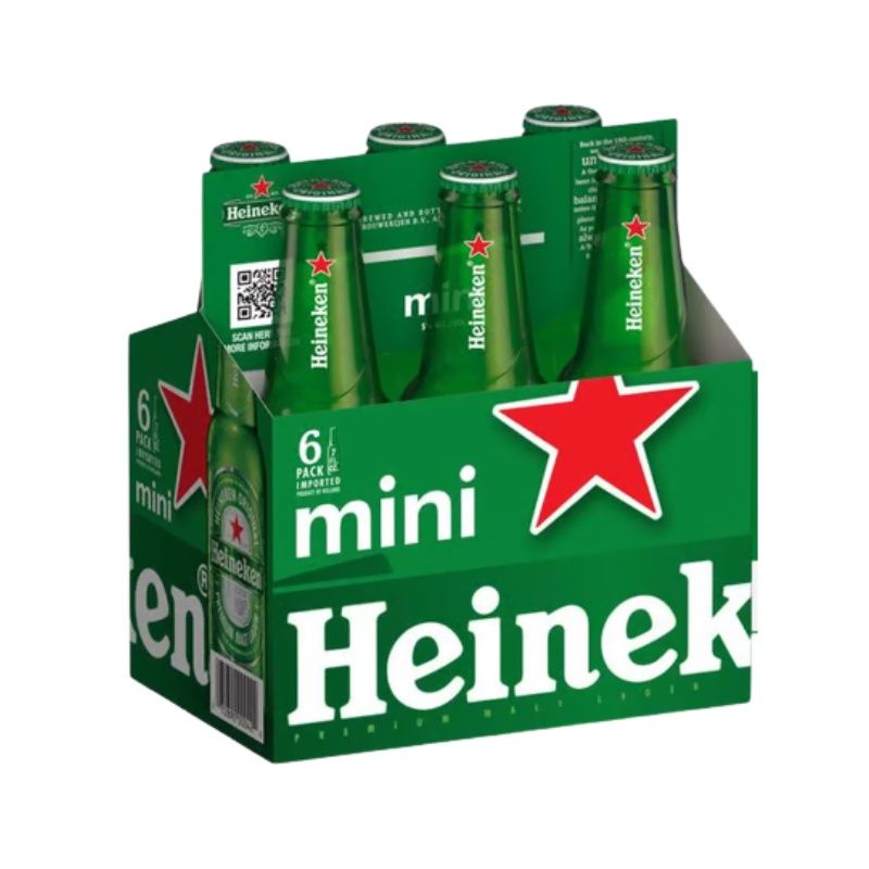 HEINEKEN 6 Pack 7Oz Bottles