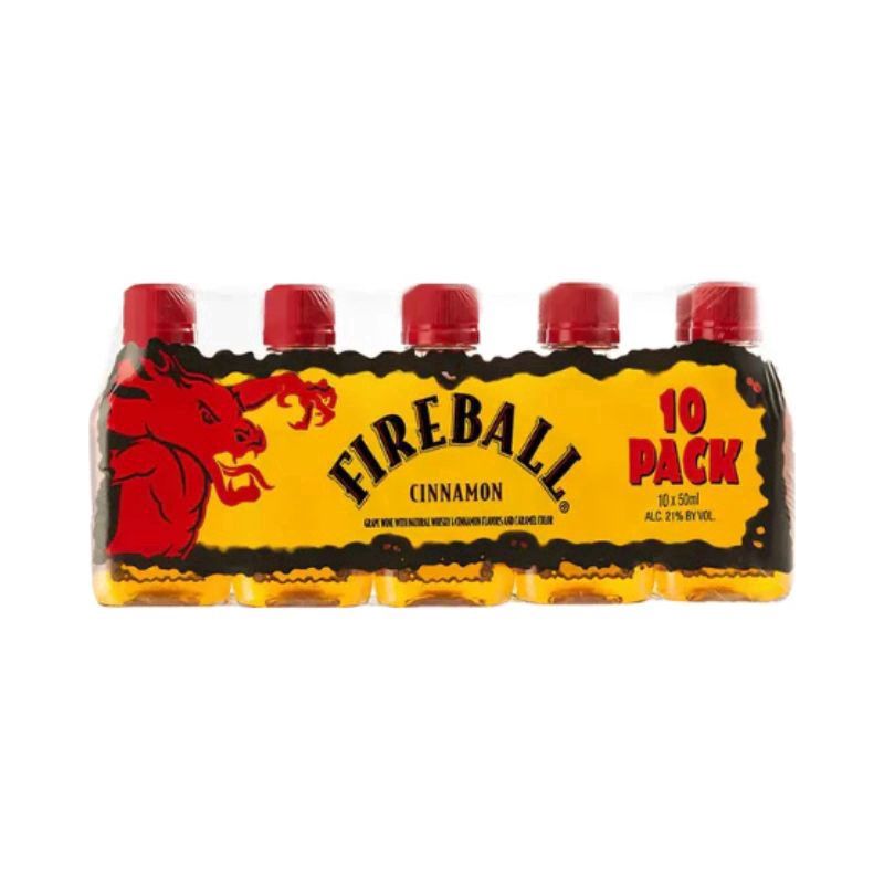 FIREBALL Cinnamon Whisky 10Pk 50 ml