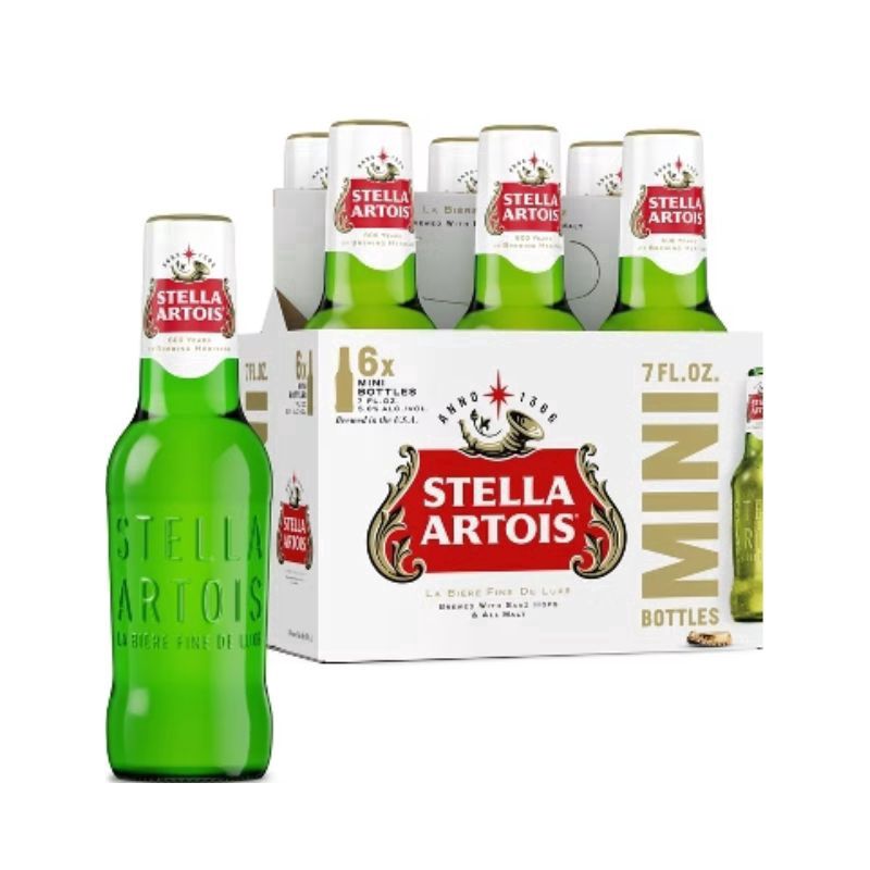STELLA ARTOIS 6 Pack 7Oz Bottle