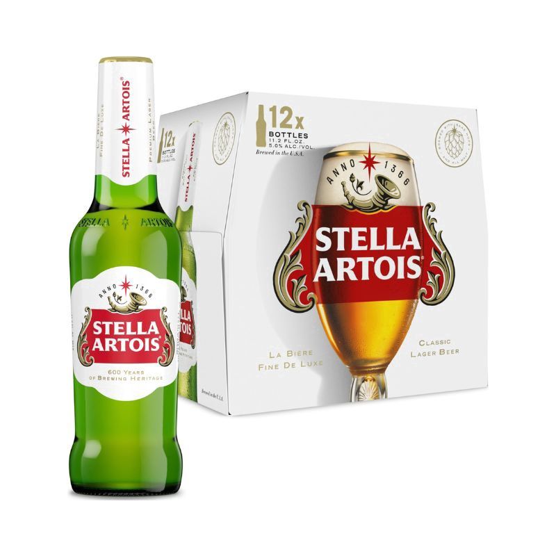 STELLA ARTOIS 12 Pack 11.2Oz Btl