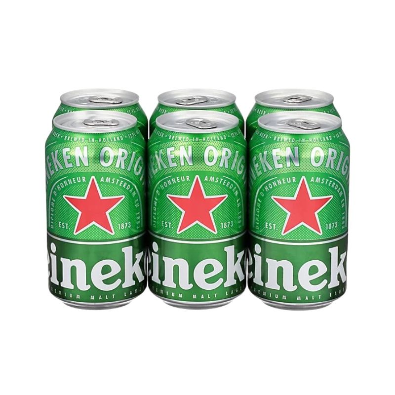 HEINEKEN 6 Pack 12 oz Can
