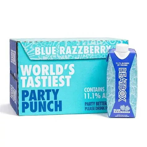 Beatbox Blue Razz 500Ml 12 PK
