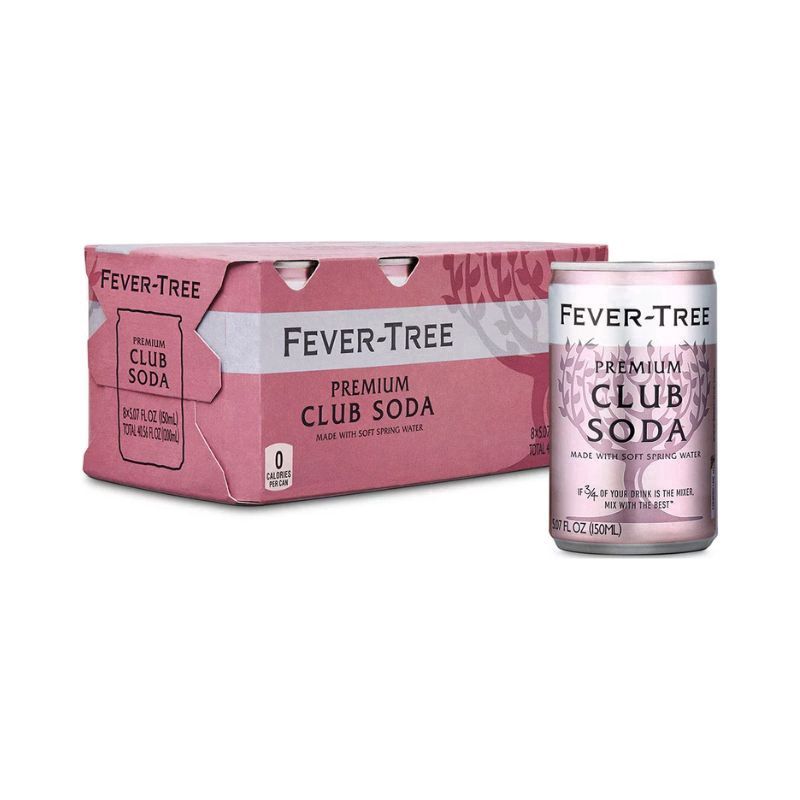 FEVER TREE Club Soda 8 Pack Cans