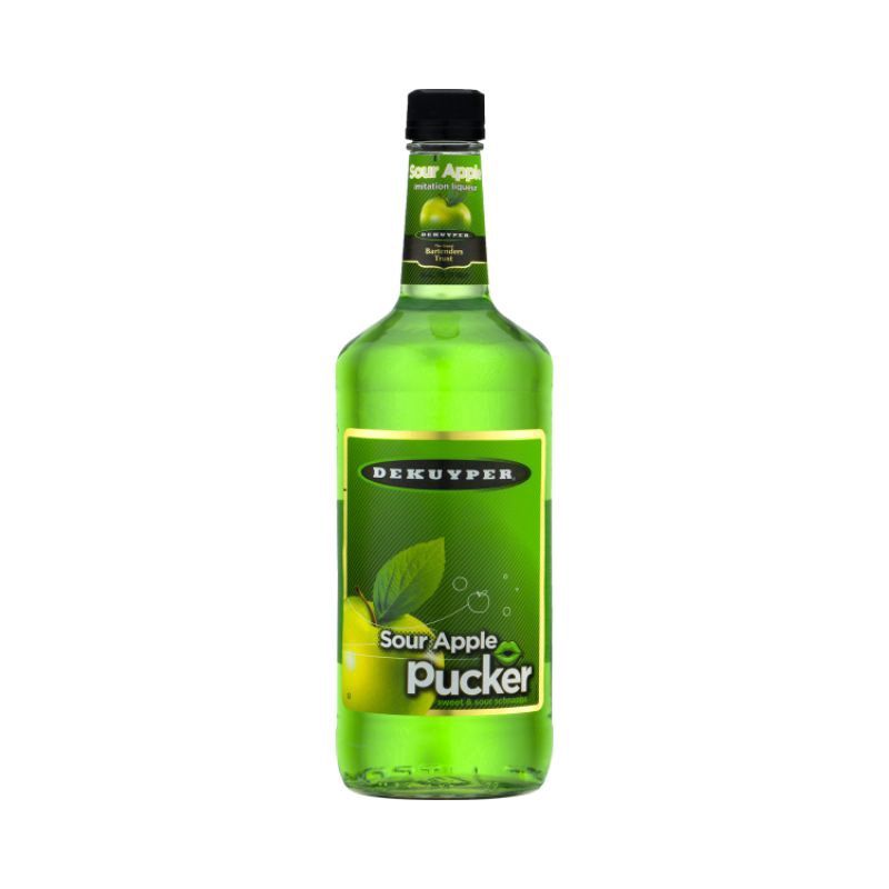 DEKUYPER Pucker Sour Apple Schn 1 L
