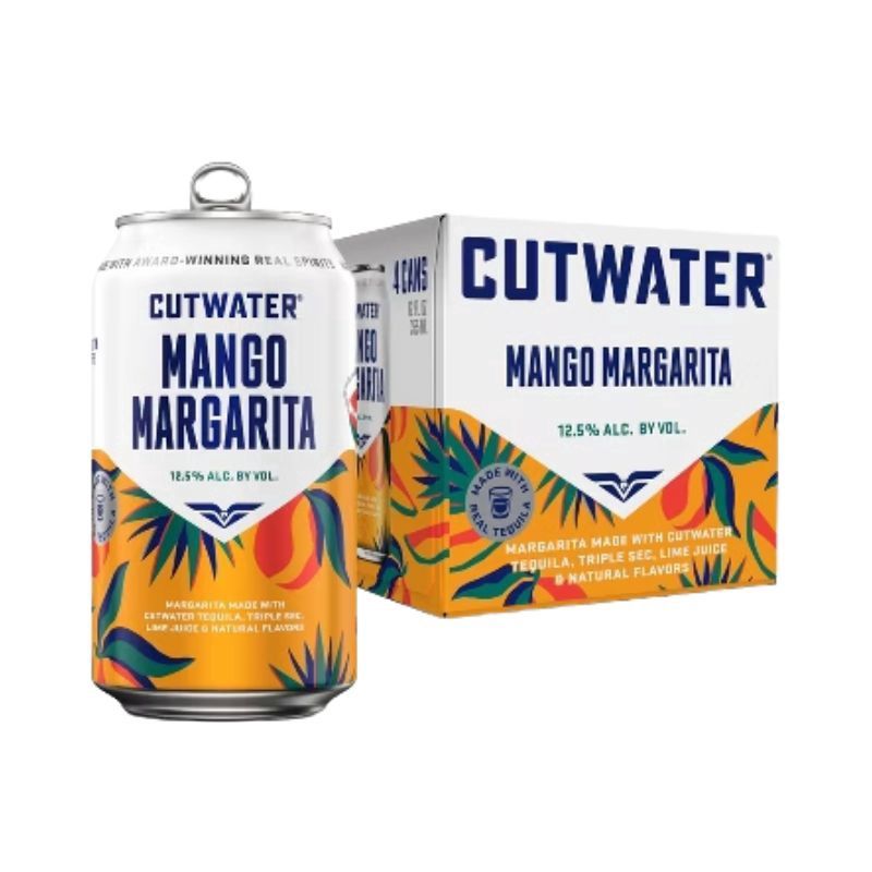 CUTWATER Mango Margarita 4 Pack Can 12 oz